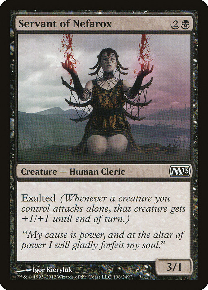 Servant of Nefarox 108 (Magic 2013 (M13))  - Foil | Good Games Adelaide SA