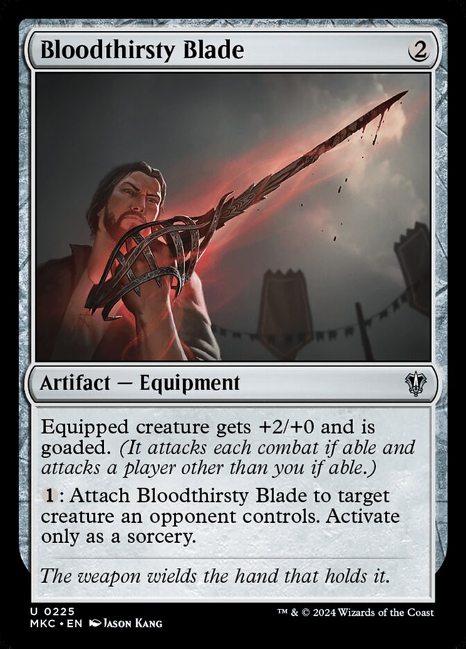 Bloodthirsty Blade 225 (Commander: Murders at Karlov Manor)  | Good Games Adelaide SA