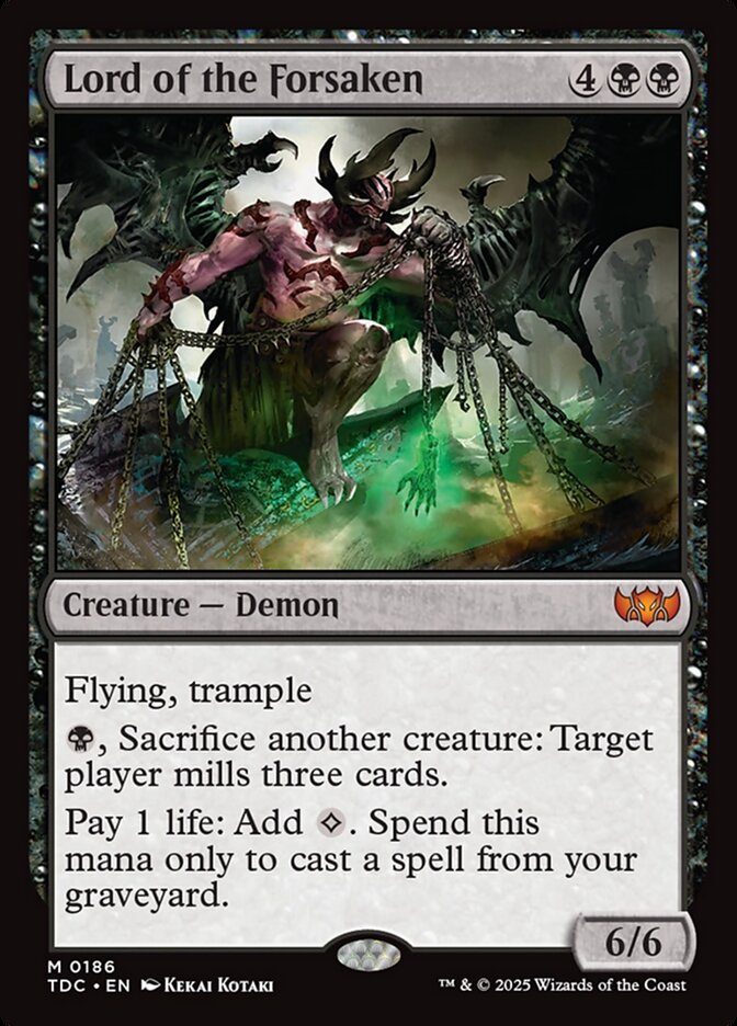 Lord of the Forsaken 186 (Commander: Tarkir: Dragonstorm)  | Good Games Adelaide SA