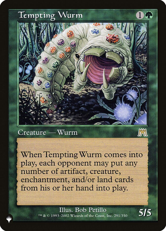 Tempting Wurm 291/350 (The List Reprints)  | Good Games Adelaide SA