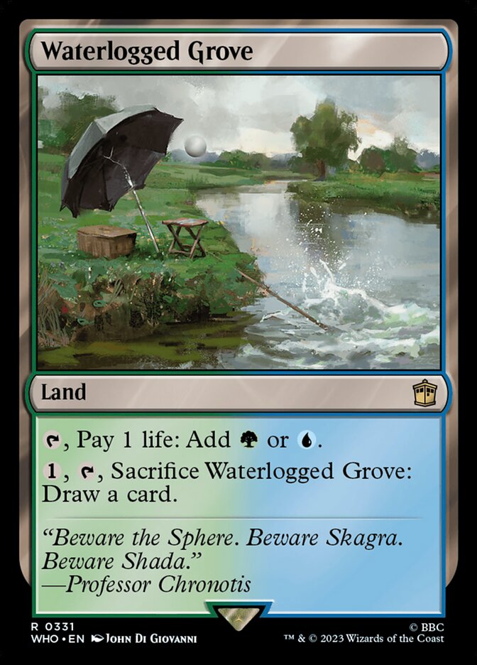 Waterlogged Grove 331 (Universes Beyond: Doctor Who)  - Foil | Good Games Adelaide SA