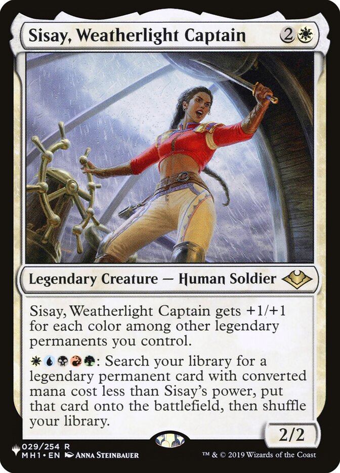 Sisay, Weatherlight Captain 29 (The List Reprints)  | Good Games Adelaide SA
