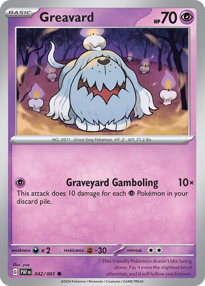 Greavard 042/091 (SV: Paldean Fates)  | Good Games Adelaide SA