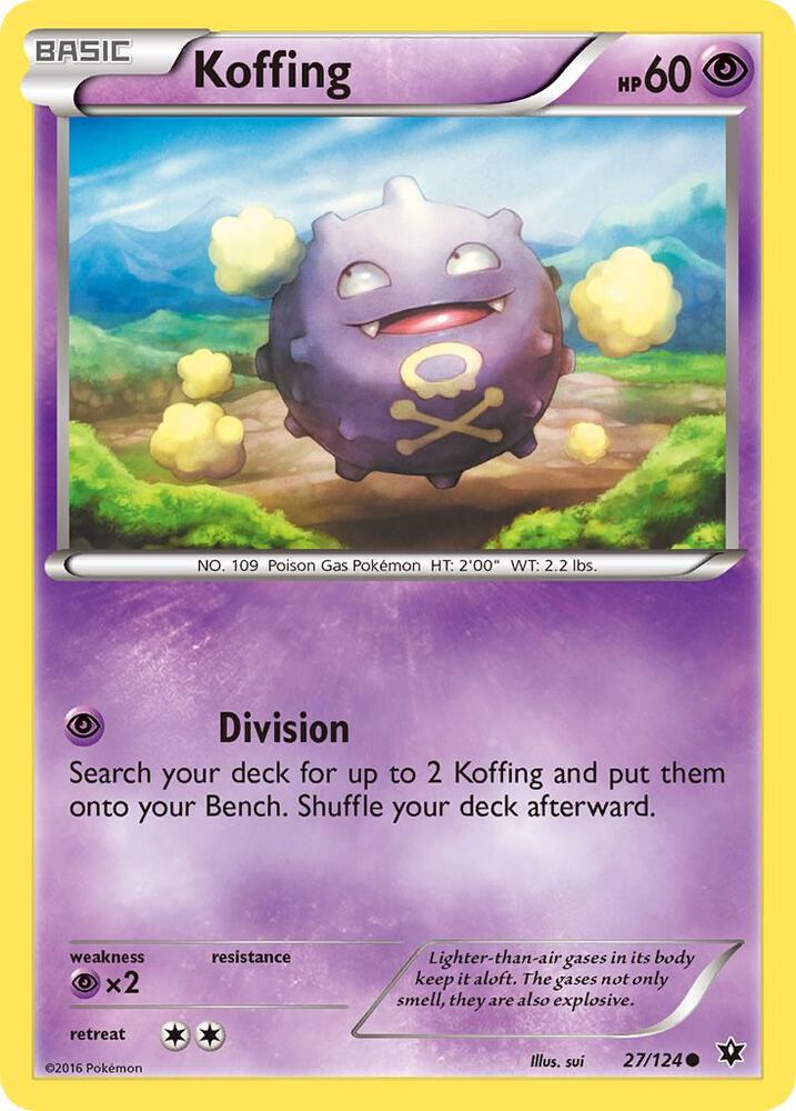 Koffing 27/124 (XY - Fates Collide)  | Good Games Adelaide SA