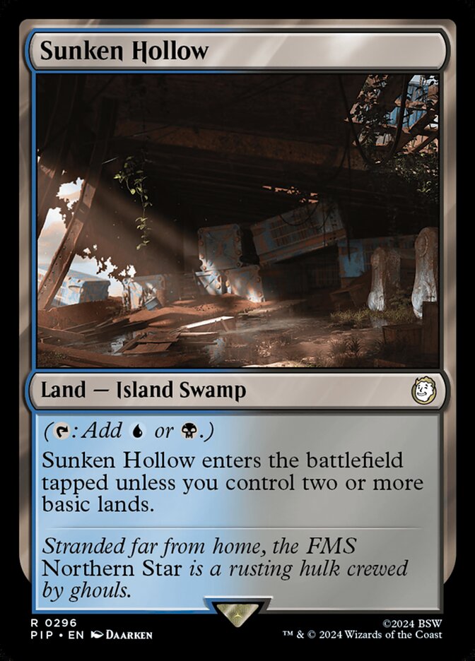 Sunken Hollow 296 (Universes Beyond: Fallout)  | Good Games Adelaide SA