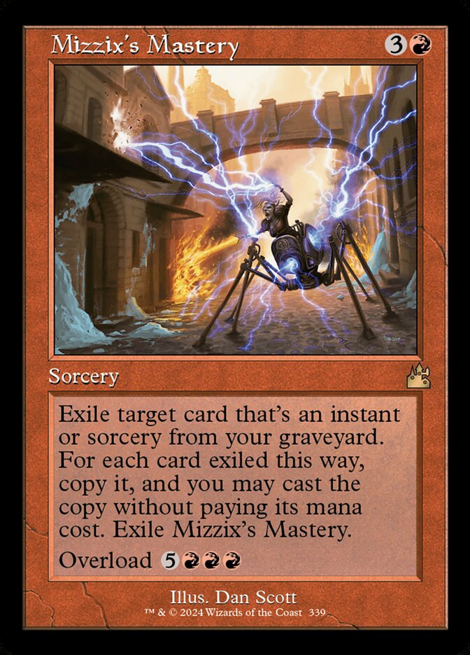 Mizzixs Mastery Retro Frame 339 (Ravnica Remastered)  - Foil | Good Games Adelaide SA