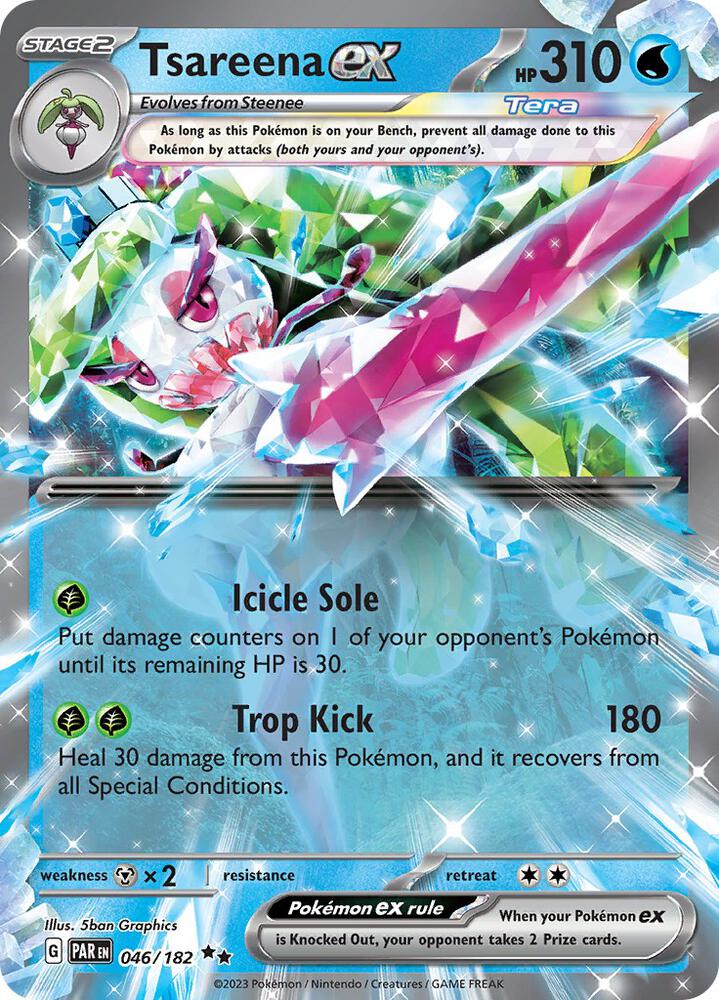 Tsareena ex 046/182 (SV04: Paradox Rift)  - Holofoil | Good Games Adelaide SA