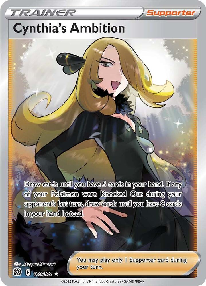 Cynthia's Ambition Full Art 169/172 (SWSH09: Brilliant Stars)  - Holofoil | Good Games Adelaide SA