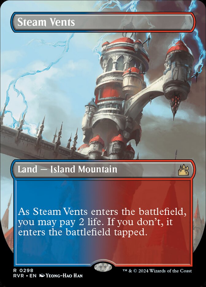 Steam Vents 298 (Ravnica Remastered)  - Foil | Good Games Adelaide SA