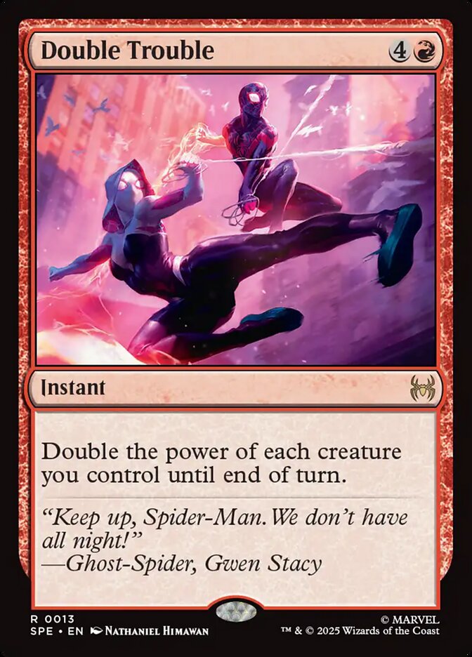 Double Trouble 13 (Marvel's Spider-Man: Eternal-Legal)  - Foil | Good Games Adelaide SA