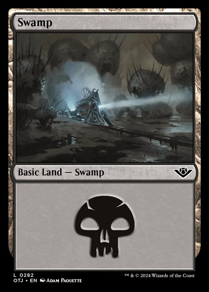 Swamp 282 (Outlaws of Thunder Junction)  | Good Games Adelaide SA