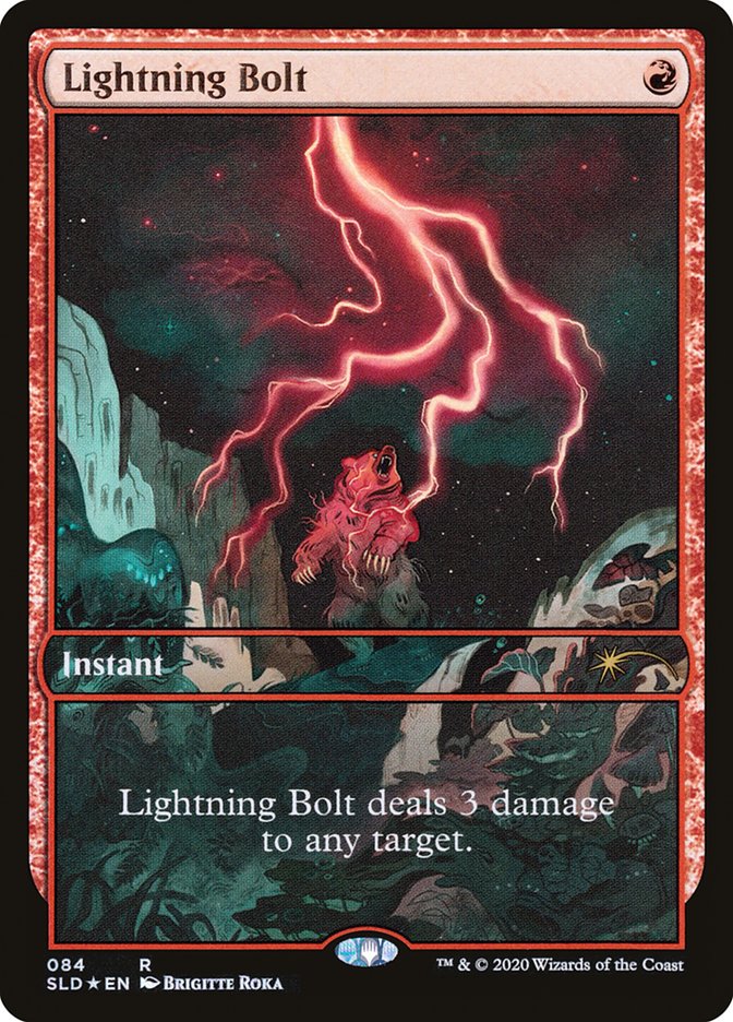 Lightning Bolt 84 (Secret Lair Drop Series)  - Full Art Foil | Good Games Adelaide SA