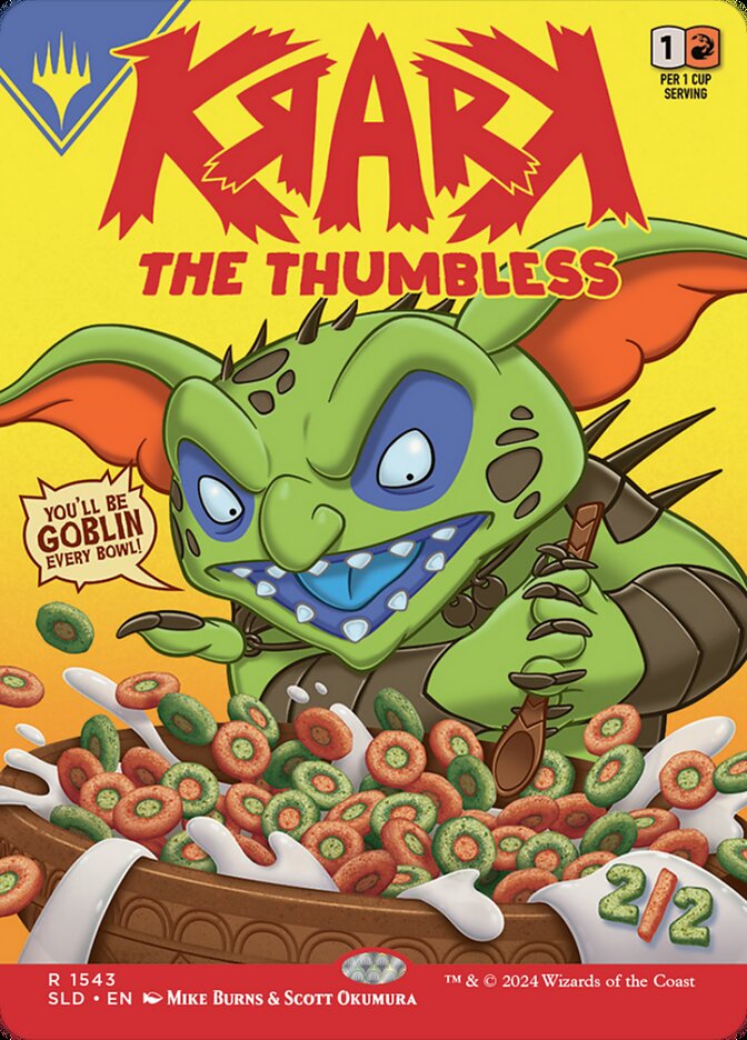 Krark, the Thumbless // Krark, the Thumbless 1543 (Secret Lair Drop Series)  - Foil | Good Games Adelaide SA