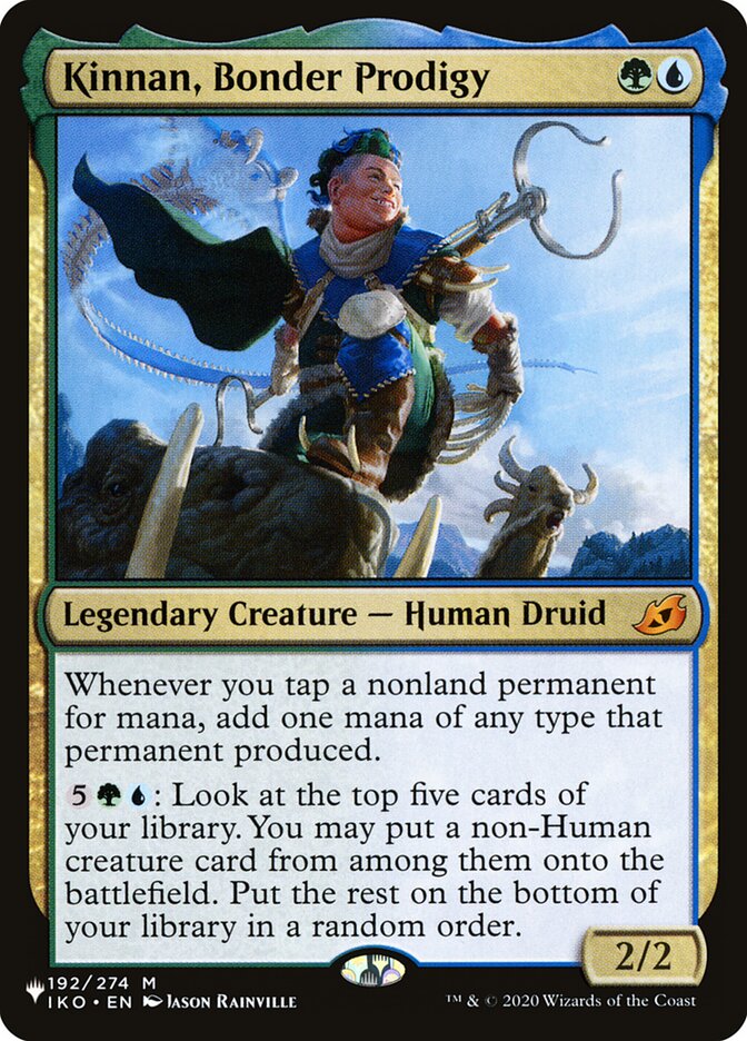 Kinnan, Bonder Prodigy 192 (The List Reprints)  | Good Games Adelaide SA