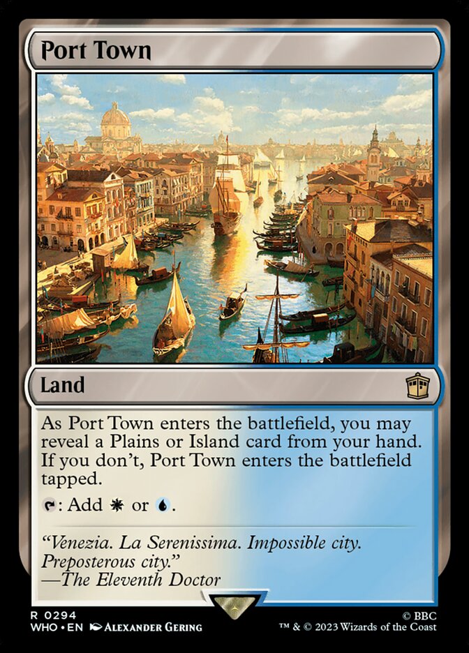 Port Town 294 (Universes Beyond: Doctor Who)  - Foil | Good Games Adelaide SA