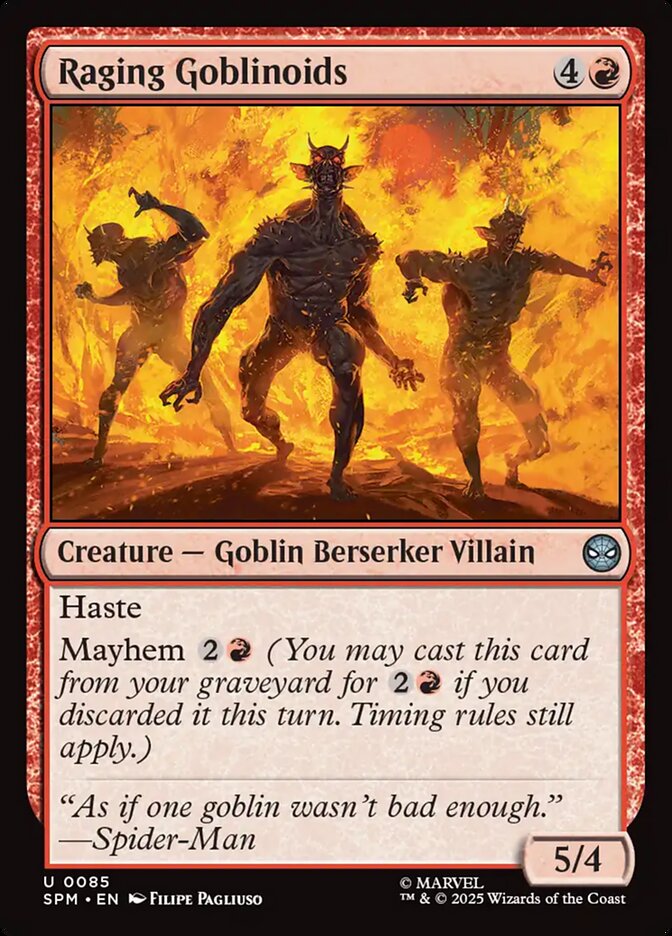 Raging Goblinoids 85 (Marvel's Spider-Man)  | Good Games Adelaide SA