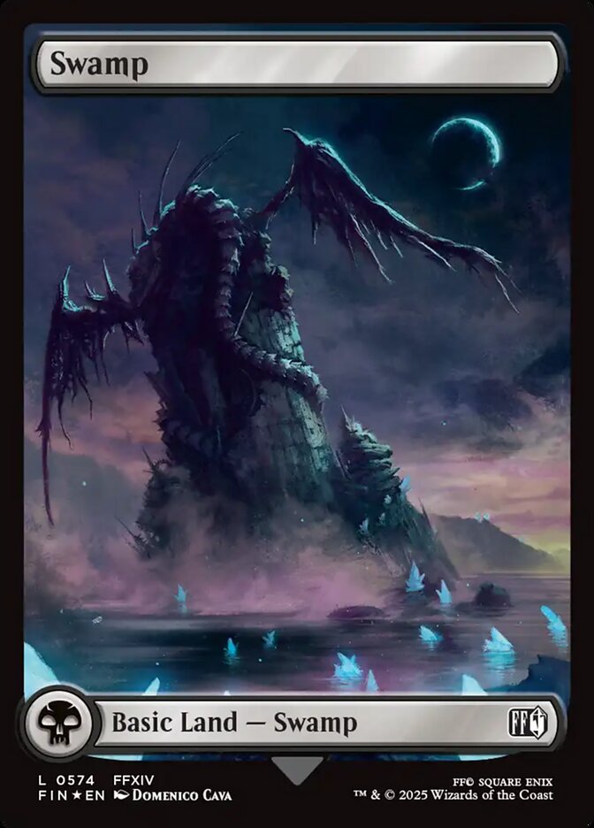 Swamp 574 (FINAL FANTASY)  - Foil | Good Games Adelaide SA