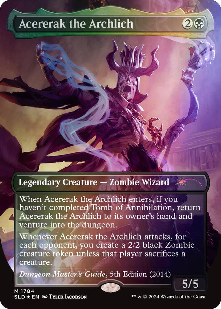 Acererak the Archlich Rainbow Foil 1784 (Secret Lair Drop Series)  - Foil | Good Games Adelaide SA