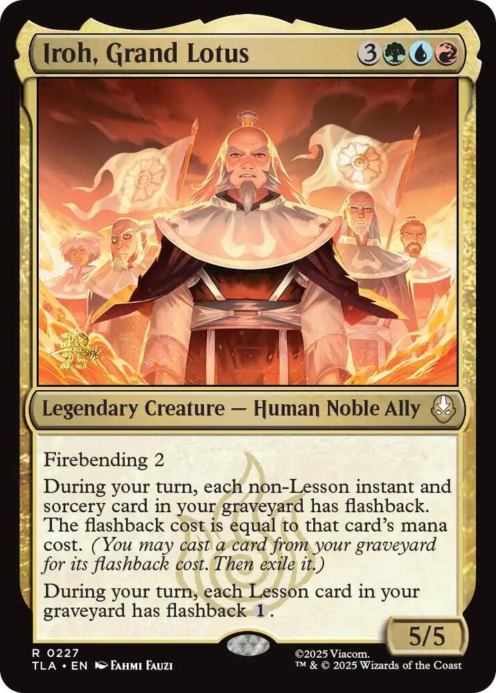 Iroh Grand Lotus 227 (Prerelease Cards)  - Foil | Good Games Adelaide SA