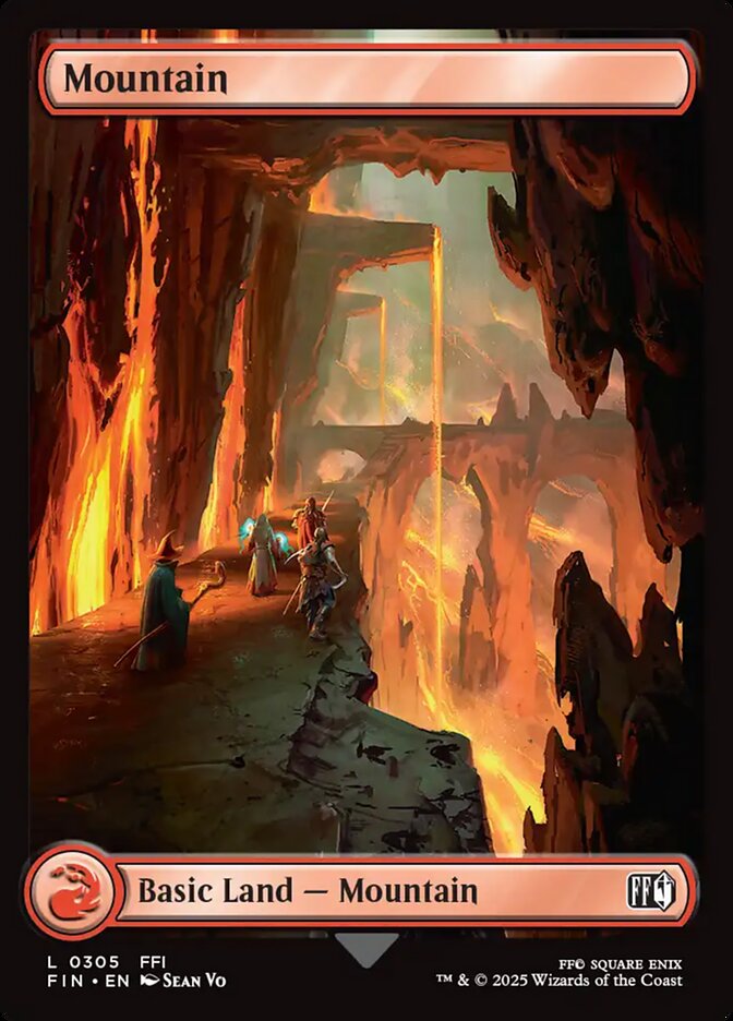 Mountain 305 (FINAL FANTASY)  - Foil | Good Games Adelaide SA