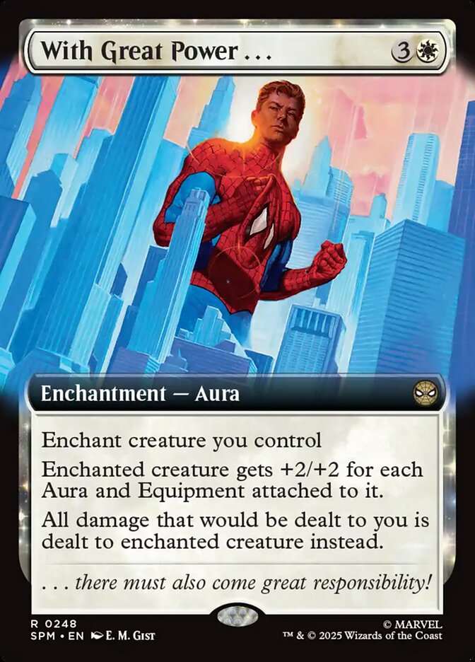 With Great Power... 248/198 (Marvel's Spider-Man)  - Extended Art Foil | Good Games Adelaide SA
