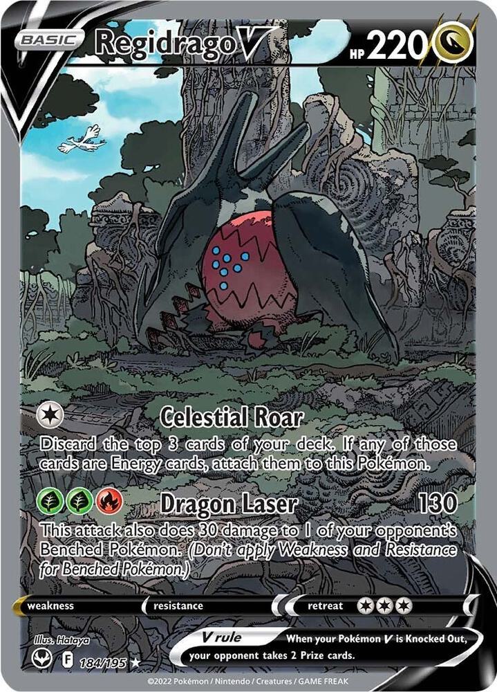 Regidrago V Alternate Full Art 184/195 (SWSH12: Silver Tempest)  - Holofoil | Good Games Adelaide SA