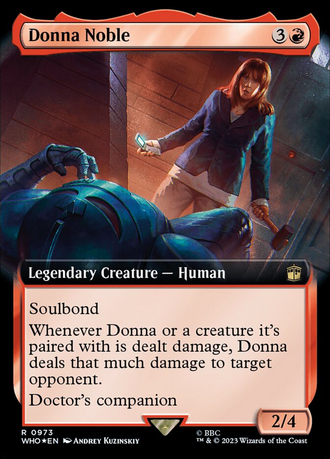 Donna Noble 973 (Universes Beyond: Doctor Who)  - Foil | Good Games Adelaide SA