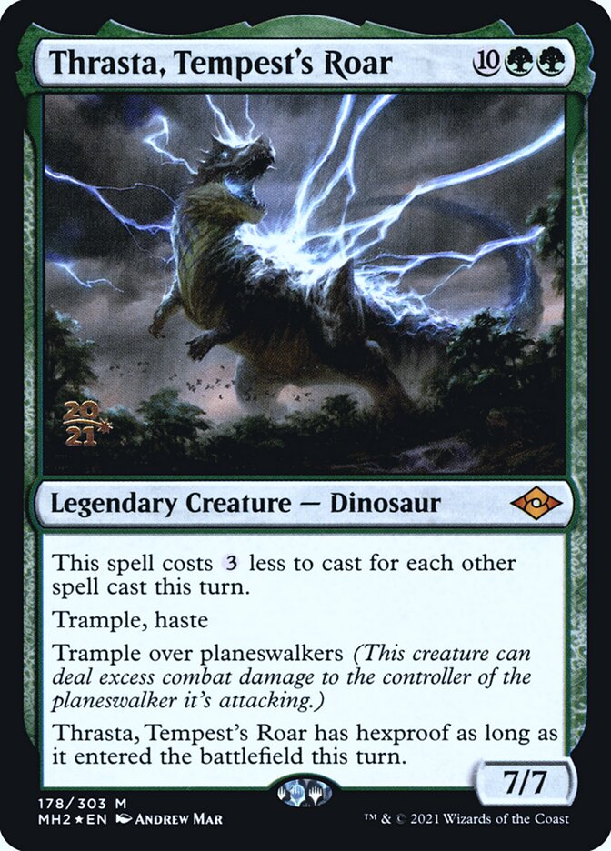 Thrasta Tempests Roar 178 (Prerelease Cards)  - Foil | Good Games Adelaide SA