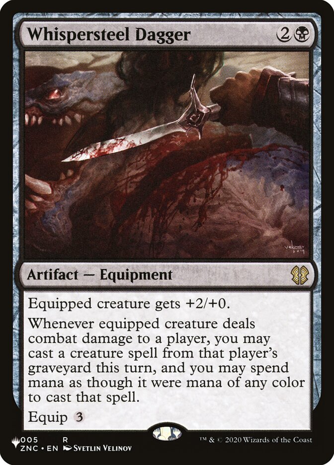 Whispersteel Dagger 005 (The List Reprints)  | Good Games Adelaide SA