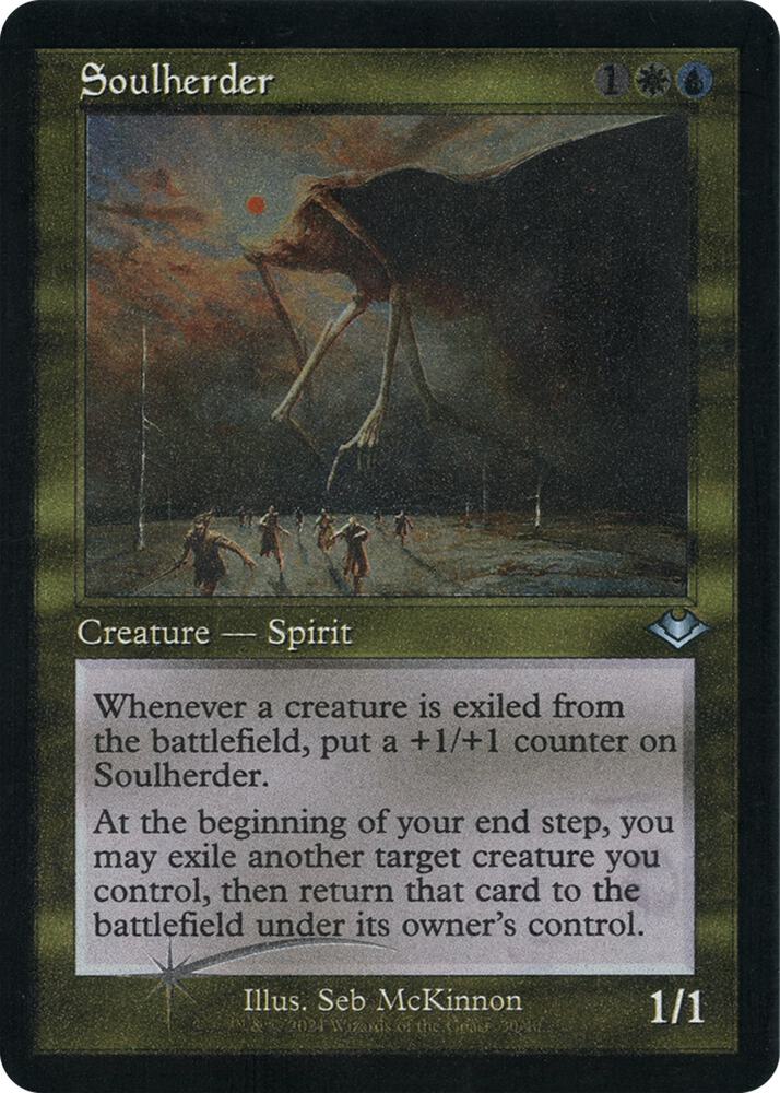 Soulherder 30 (Modern Horizons)  - Retro Etched Foil | Good Games Adelaide SA
