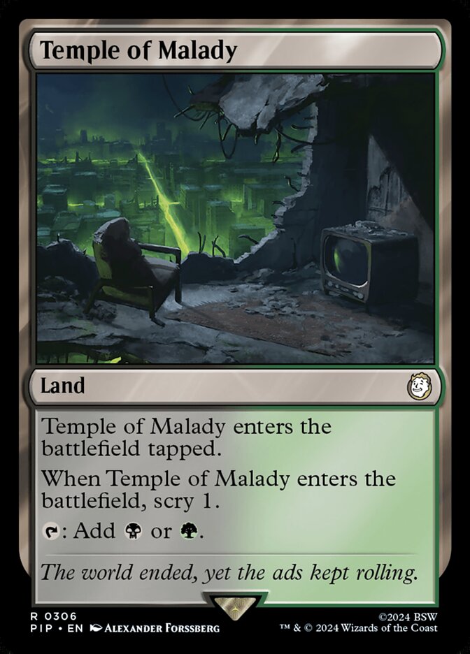 Temple of Malady 306 (Universes Beyond: Fallout)  | Good Games Adelaide SA
