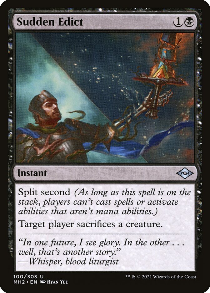 Sudden Edict 100 (Modern Horizons 2)  - Foil | Good Games Adelaide SA