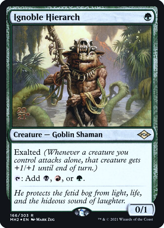 Ignoble Hierarch 166 (Prerelease Cards)  - Foil | Good Games Adelaide SA