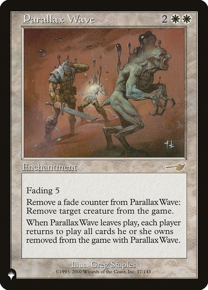 Parallax Wave 17/143 (The List Reprints)  | Good Games Adelaide SA