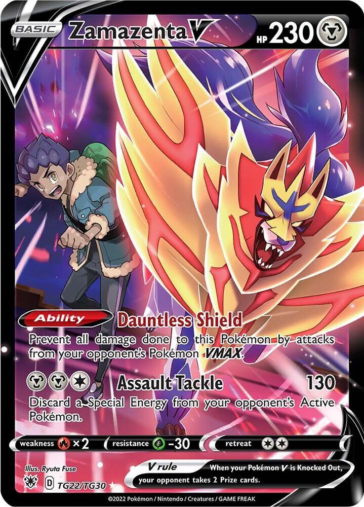 Zamazenta V TG22/TG30 (SWSH10: Astral Radiance Trainer Gallery)  - Holofoil | Good Games Adelaide SA