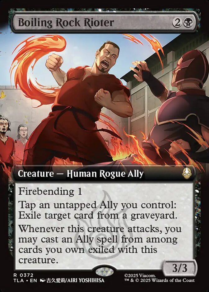 Boiling Rock Rioter  372/286 (Avatar: The Last Airbender)  - Extended Art | Good Games Adelaide SA