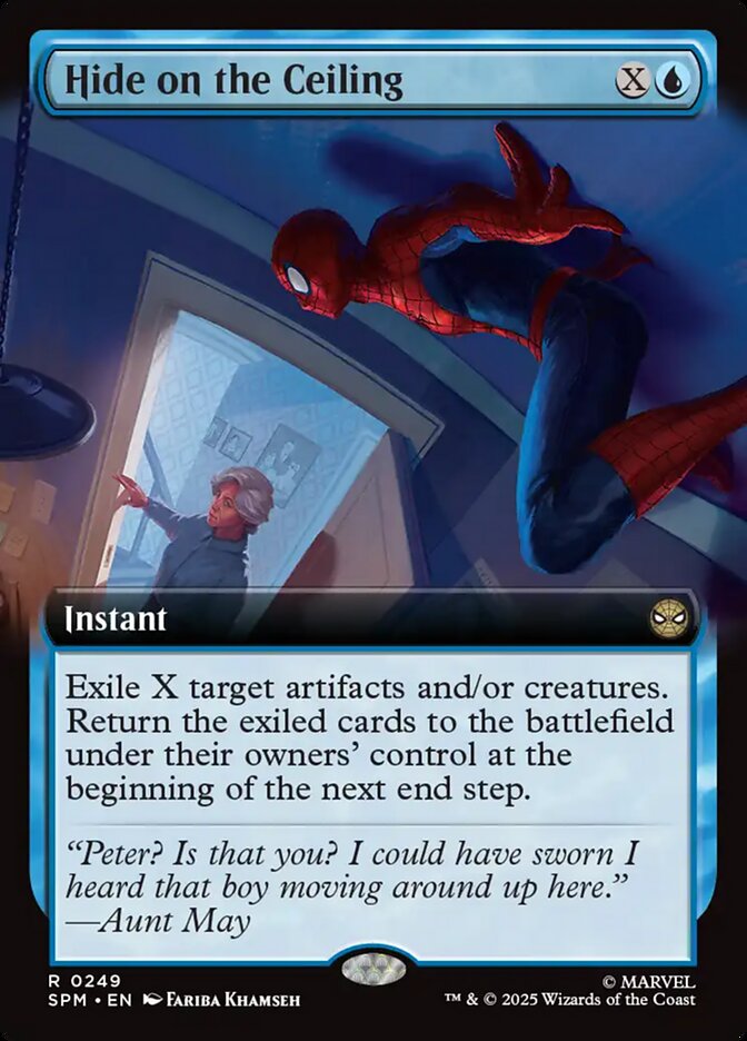 Hide on the Ceiling  249/198 (Marvel's Spider-Man)  - Extended Art | Good Games Adelaide SA