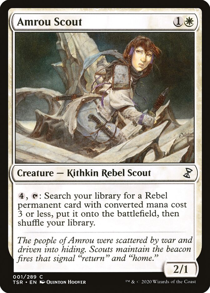 Amrou Scout 1 (Time Spiral: Remastered)  - Foil | Good Games Adelaide SA