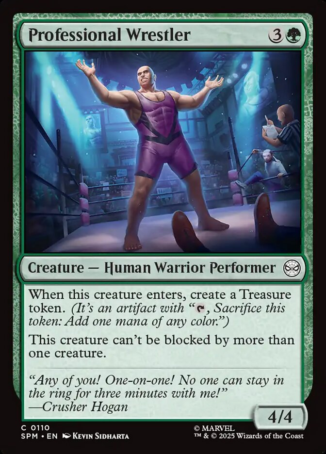 Professional Wrestler 110 (Marvel's Spider-Man)  - Foil | Good Games Adelaide SA