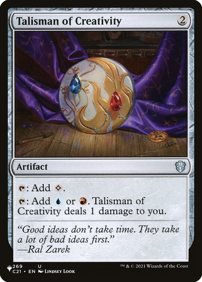 Talisman of Creativity 269 (The List Reprints)  | Good Games Adelaide SA