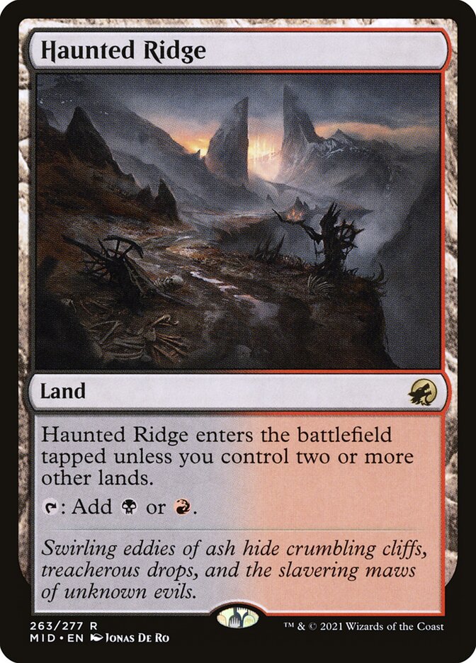 Haunted Ridge 263 (Innistrad: Midnight Hunt)  | Good Games Adelaide SA