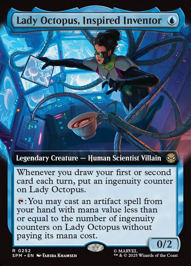Lady Octopus Inspired Inventor Extended Art 252/198 (Marvel's Spider-Man)  - Extended Art | Good Games Adelaide SA
