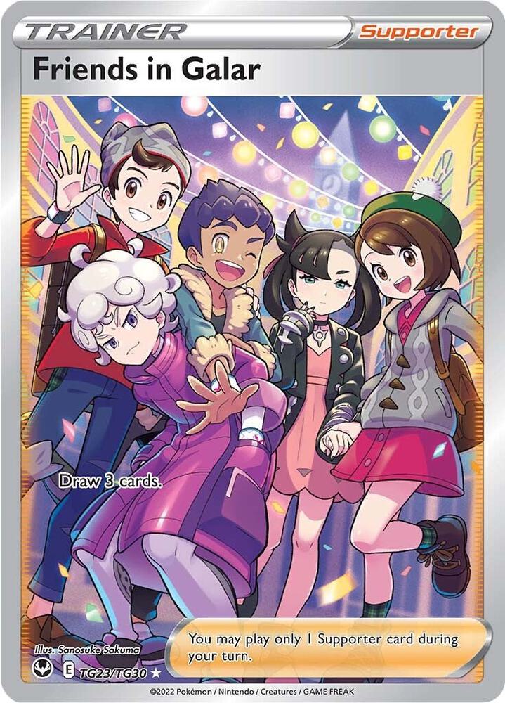 Friends in Galar TG23/TG30 (SWSH12: Silver Tempest Trainer Gallery)  - Holofoil | Good Games Adelaide SA