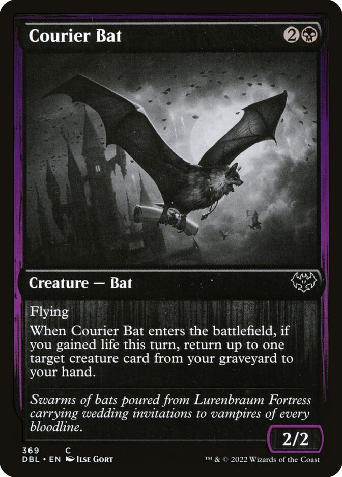 Courier Bat 369 (Innistrad: Double Feature)  - Foil | Good Games Adelaide SA