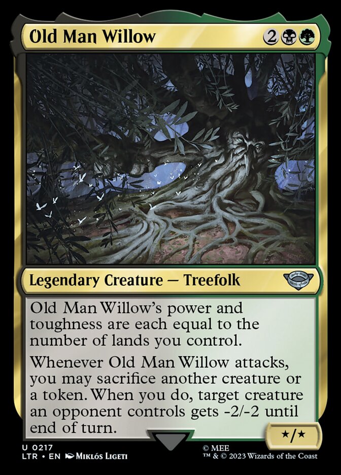 Old Man Willow 217 (Universes Beyond: The Lord of the Rings: Tales of Middle-earth)  - Foil | Good Games Adelaide SA