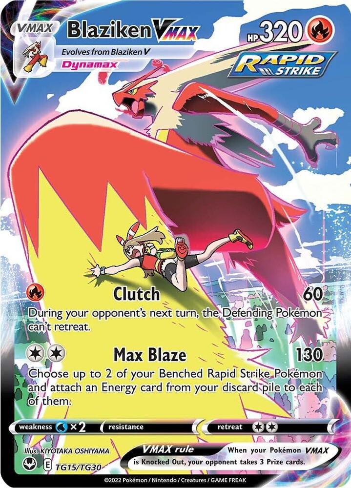 Blaziken VMAX TG15/TG30 (SWSH12: Silver Tempest Trainer Gallery)  - Holofoil | Good Games Adelaide SA