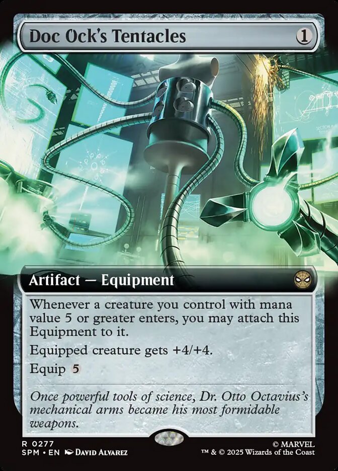 Doc Ocks Tentacles Extended Art 277 (Marvel's Spider-Man)  - Foil | Good Games Adelaide SA
