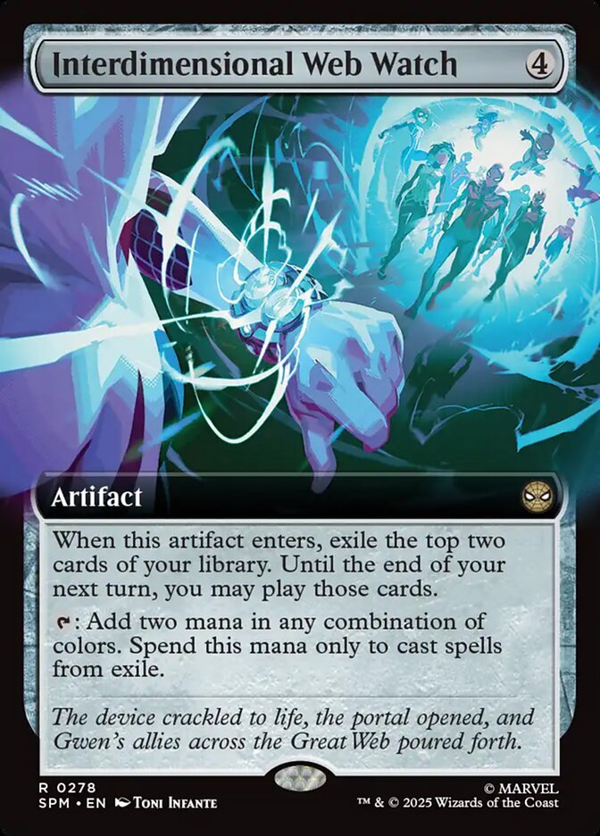 Interdimensional Web Watch 278/198 (Marvel's Spider-Man)  - Extended Art | Good Games Adelaide SA