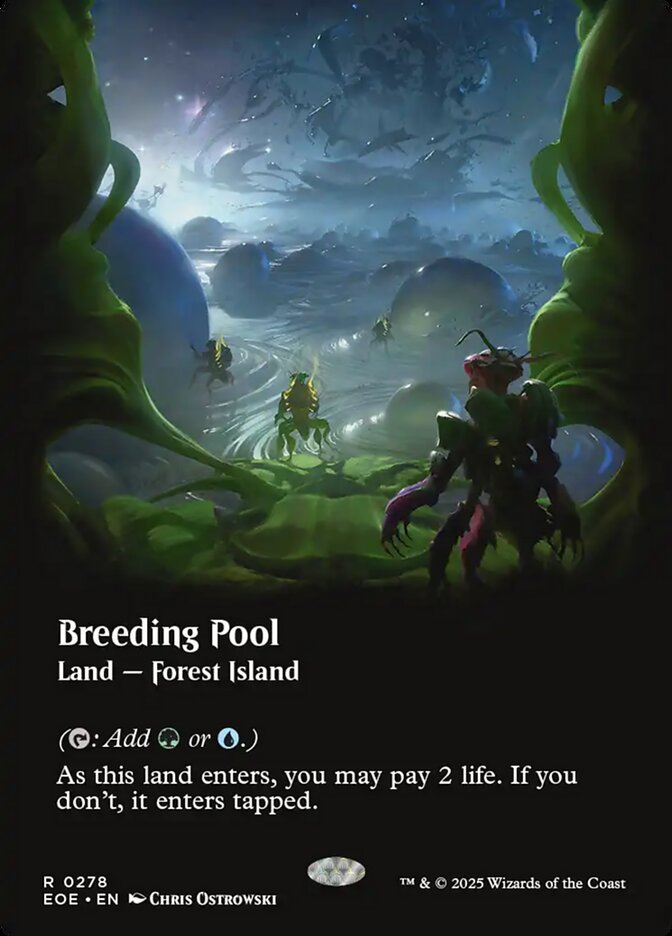 Breeding Pool Borderless 278 (Edge of Eternities)  - Borderless Foil | Good Games Adelaide SA