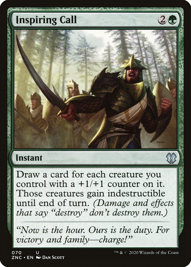 Inspiring Call 70 (Commander: Zendikar Rising)  | Good Games Adelaide SA